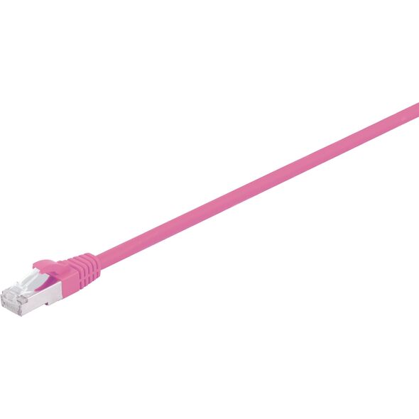 Καλώδιο δικτύου Fuj:tech CAT6A S/FTP, 20 μ, ροζ