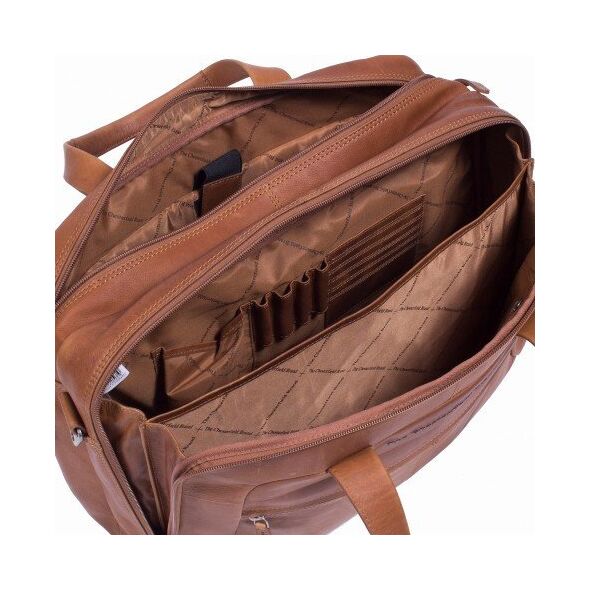 Η Chesterfield Brand Ryan Τσάντα Laptop 17", Cognac