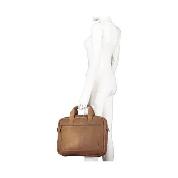 The Chesterfield Brand Calvi 15.6" Laptop Bag, Cognac
