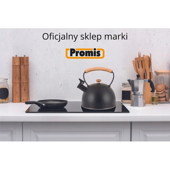 Promis Suszarka do naczyń ociekacz na talerze + pojemnik na sztućce czarna metal XL