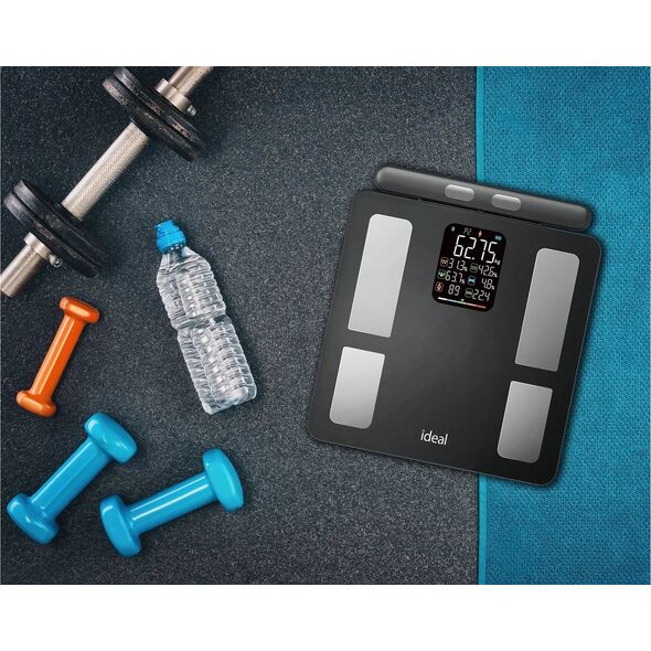 WAGA ŁAZIENKOWA BLUETOOTH ANALITYCZNA INTELIGENTNA Apple Health Google Fit