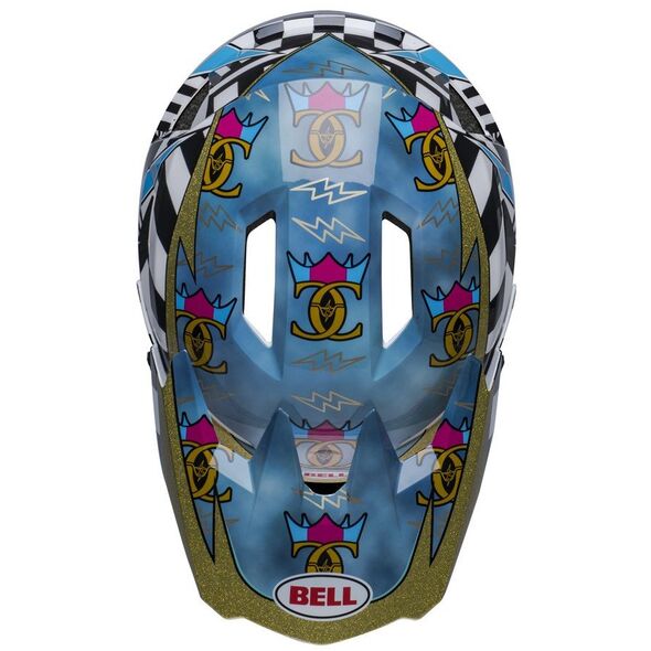 Κράνος full face BELL SANCTION 2 DLX MIPS bonehead gloss ροζ τιρκουάζ μέγεθος XL (59-61 cm) (ΝΕΟ) (ΠΕΡΙΟΡΙΣΜΕΝΗ ΕΚΔΟΣΗ)