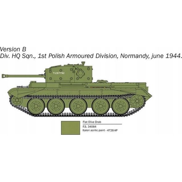 Italeri Model plastikowy Cromwell MkIV 1/56