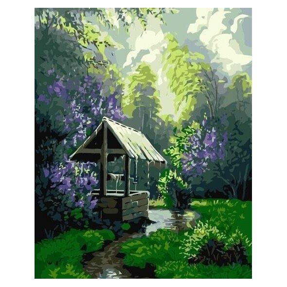 Malowanie po numerach - Letni deszcz 40x50cm