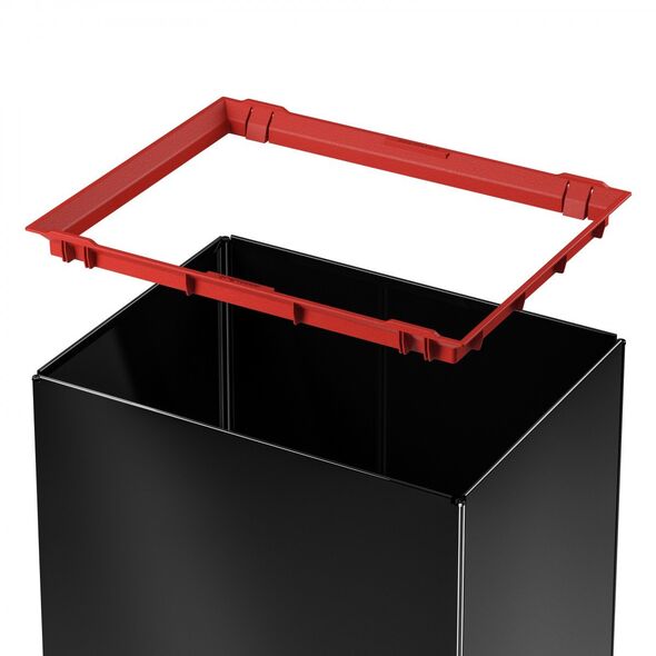 HAILO Κάδος απορριμμάτων Big-Box Swing L / 35L / μαύρο 030840141