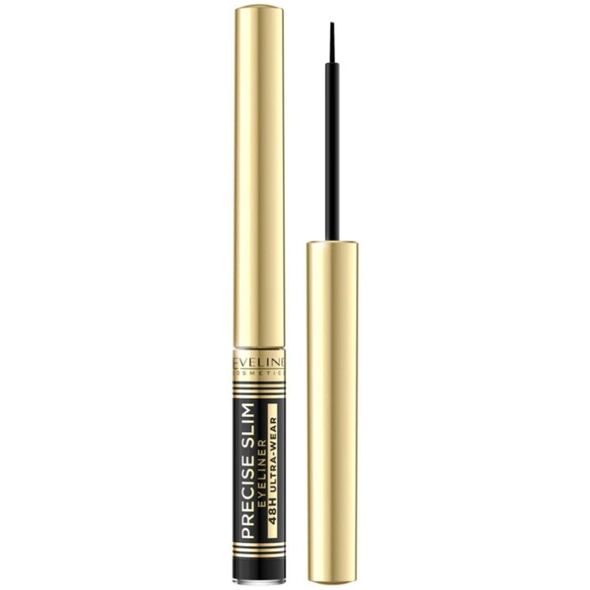 EVELINE Ακριβής Λεπτό Eyeliner για τα μάτια - 48H Ultra-Wear 2.8 ml
