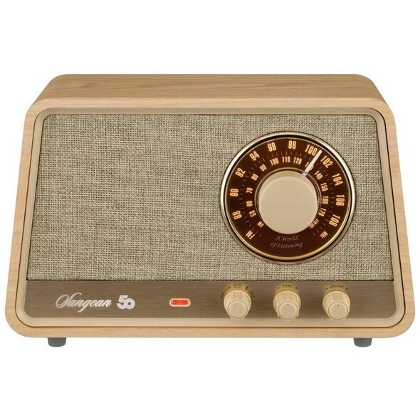Sangean WR-101 επιτραπέζιο ραδιόφωνο, Bluetooth, ανοιχτό δρυς