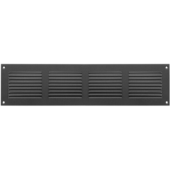 Μεταλλική γρίλια εξαερισμού MR4010M, 400 x 100 mm, μαύρη.