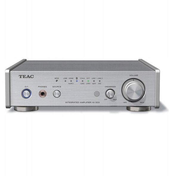 Ενισχυτής στερεοφωνικού Teac AI-303, ασημί