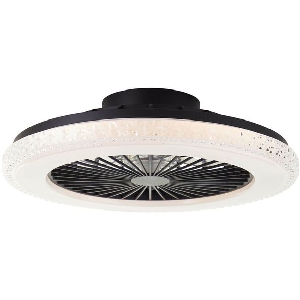 Φωτιστικό ανεμιστήρας LED BRILLIANT BADRIA 40W CCT3000-6500K RGB 4700lm O49cm με τηλεχειριστήριο