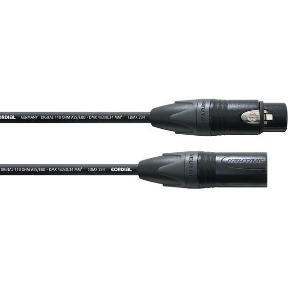 Καλώδιο Cordial AES/EBU XLR σε XLR, 2 μ