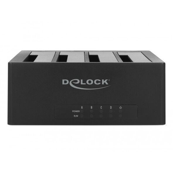 DeLOCK 63930, HDD, SSD, Serial ATA, 2.5,3.5", USB 3.2 Gen 1 (3.1 Gen 1) Type-B, Black, 5 Gbit/s
