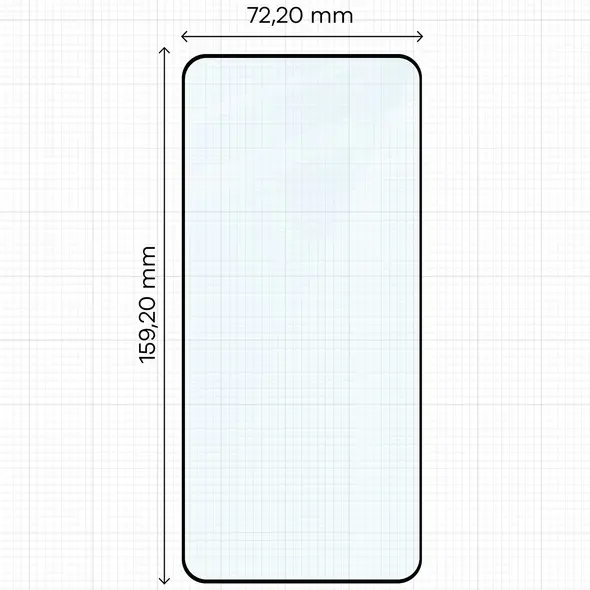 Szkło hartowane Bizon Glass Edge 2 do Vivo V50 Lite 4G / 5G czarna ramka