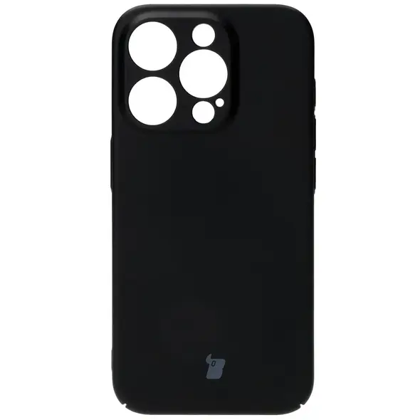 Etui Bizon Case Łupka do Apple iPhone 15 Pro czarne