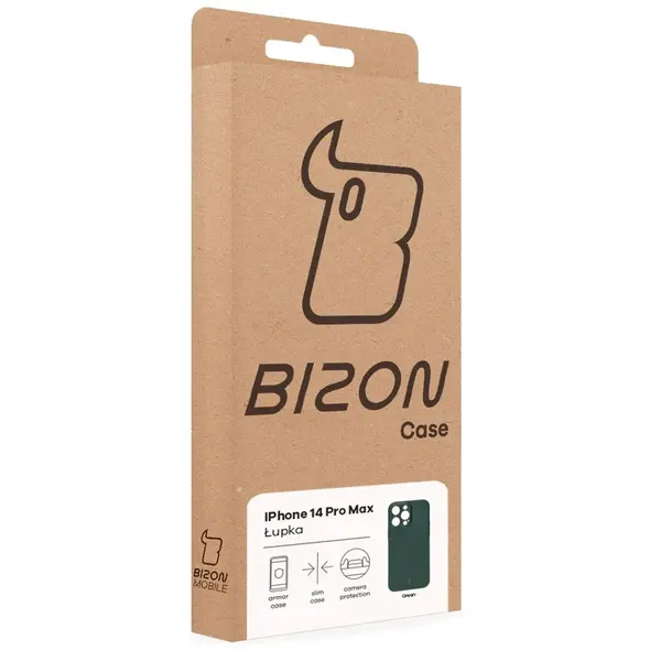 Etui Bizon Case Łupka do Apple iPhone 14 Pro Max zielone