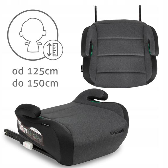 KIDWELL ΚΑΘΙΣΜΑ BOOSTER ΒΑΣΗ OVAN BLACK-GREY 5906601700620