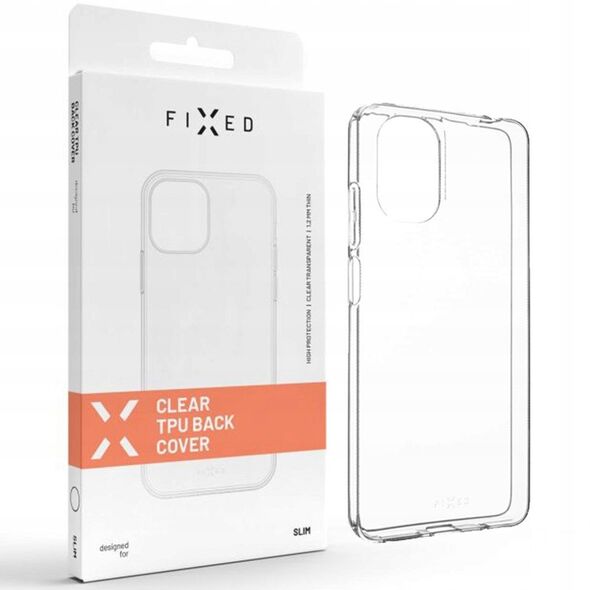 Διάφανη θήκη ζελέ TPU FIXED για Motorola Moto G04/G24