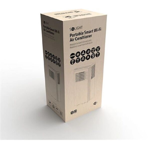 Solight φορητό κλιματιστικό 9000 BTU, έξυπνο WiFi, ψύξη, αφύγρανση, ανεμιστήρας