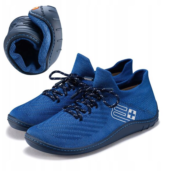Γυναικεία παπούτσια BAREFOOT MERINO μπλε/σκούρο μπλε 37