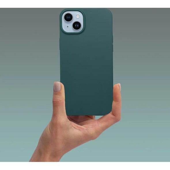 Θήκη MATT για XIAOMI Redmi Note 14 4G (GLOBAL - 164,84mm x 78,15mm x 8,16mm) σκούρο πράσινο