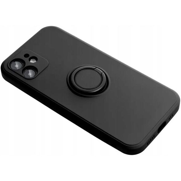 Θήκη SILICONE RING για IPHONE 16e (SE 4 2025) μαύρο