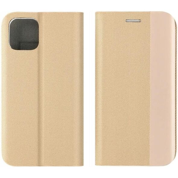 Θήκη SENSITIVE Book για XIAOMI Redmi Note 14 4G (GLOBAL - 164,84mm x 78,15mm x 8,16mm) χρυσό
