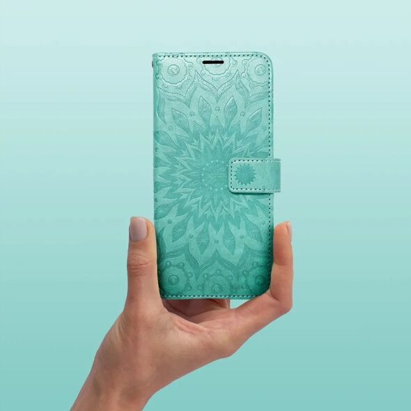 Θήκη βιβλίου MEZZO για SAMSUNG A06 mandala πράσινο