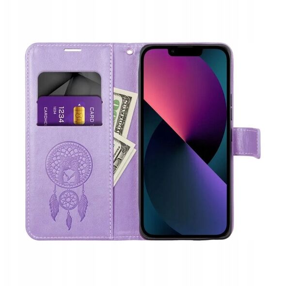 Θήκη βιβλίου MEZZO για SAMSUNG A06 ονειροπαγίδα μοβ