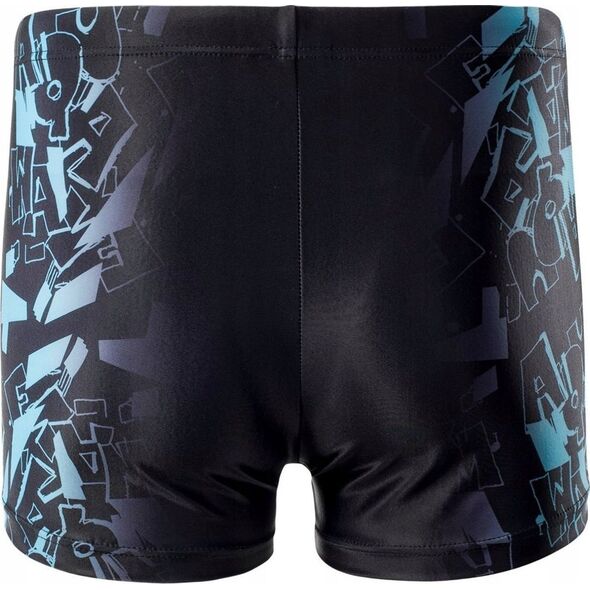 AquaWave KĄPIELÓWKI ATOS JR BLACK SCUBA BLUE LOGO PRINT 140