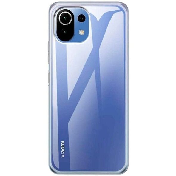 Mocco Ultra Θήκη Πλάτης 0.3 mm Σιλικόνης για Xiaomi Mi 11 Lite 4G / 5G Διαφανής