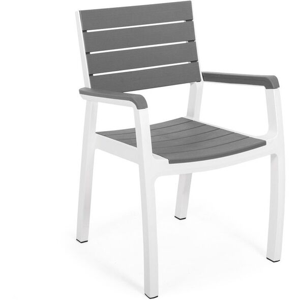 Keter Darza kresls Harmony Armchair balts/gaisi peleks 29201284
