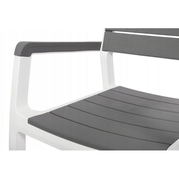 Keter Darza kresls Harmony Armchair balts/gaisi peleks 29201284