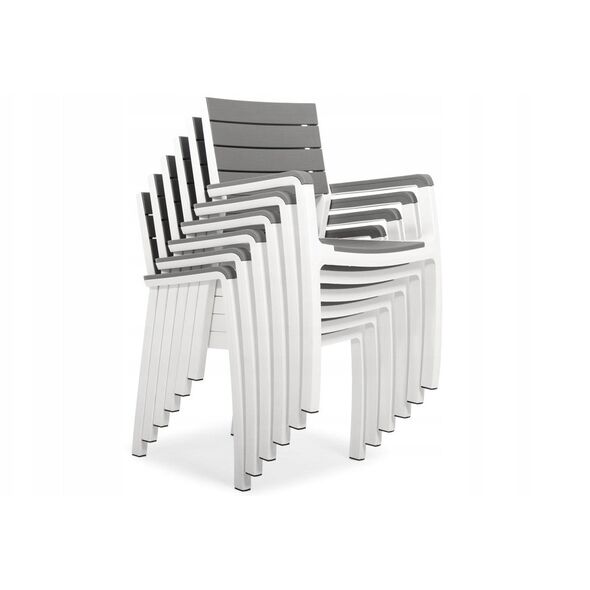 Keter Darza kresls Harmony Armchair balts/gaisi peleks 29201284