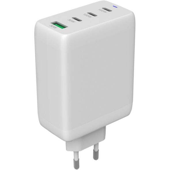 CANYON Φορτιστής τοίχου CU100ACC GaN 100W 3xPD 1xQC EU Λευκός