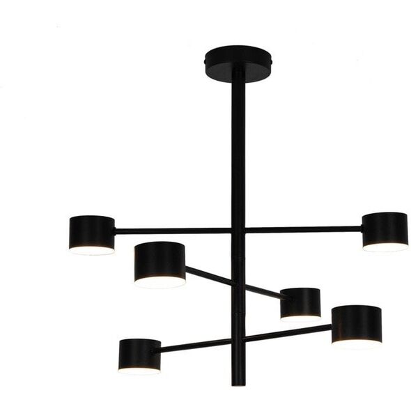 ΦΩΤΙΣΤΙΚΟ ΟΡΟΦΗΣ LED LUCA 6X4W ΜΑΥΡΟ