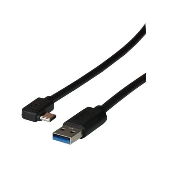 Καλώδιο σύνδεσης EFB USB 3.2 Gen1 5Gbit 3A Τύπου-A αρσενικό - Τύπου-C αρσενικό 90 μοίρες 3m