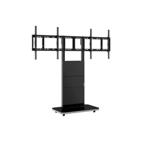 HAGOR Pro-Tower M Dual κινητό σύστημα βάσης για 2 τηλεοράσεις 117-140cm 46-55 ιντσών VESA max. 600x400mm max. φορτίο 2x40 kg