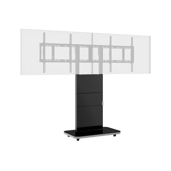 HAGOR Pro-Tower M Dual κινητό σύστημα βάσης για 2 τηλεοράσεις 117-140cm 46-55 ιντσών VESA max. 600x400mm max. φορτίο 2x40 kg