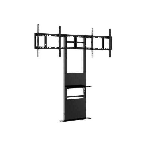 HAGOR Pro-Tower Wall Dual Standsystem Δάπεδο-Τοίχος για 2 τηλεοράσεις 140-165cm 55-65 ίντσες VESA μέγιστο 600x400mm 2x 55 kg μέγιστο φορτίο