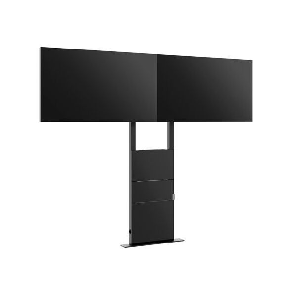 HAGOR Pro-Tower Wall Dual Standsystem Δάπεδο-Τοίχος για 2 τηλεοράσεις 140-165cm 55-65 ίντσες VESA μέγιστο 600x400mm 2x 55 kg μέγιστο φορτίο