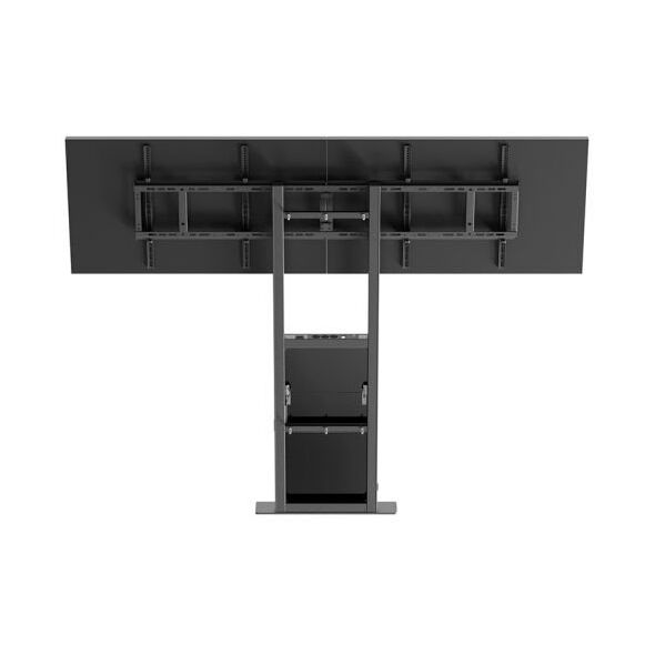 HAGOR Pro-Tower Wall Dual Standsystem Δάπεδο-Τοίχος για 2 τηλεοράσεις 140-165cm 55-65 ίντσες VESA μέγιστο 600x400mm 2x 55 kg μέγιστο φορτίο