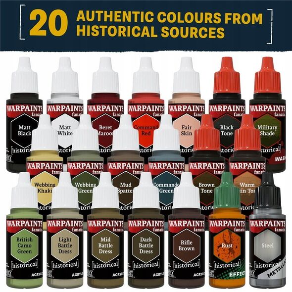 The Army Painter: Historical - World War II - British Paint Set