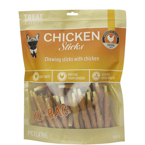Treateaters Chicken sticks 1kg (No-hide)