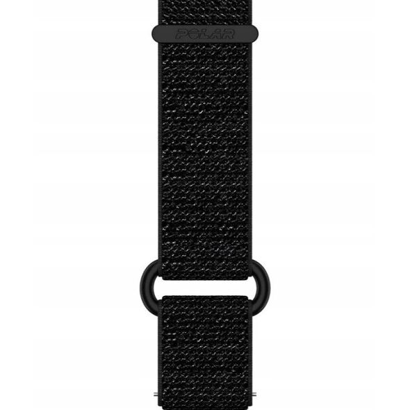 Πολικό νάιλον λουράκι καρπού με κλείσιμο velcro 20 mm, μαύρο, M/L
