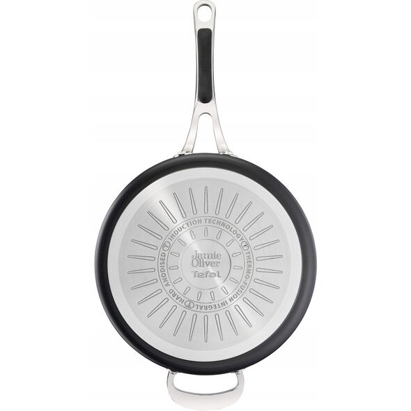 Τefal Jamie Oliver Cook's Classics HA τηγάνι με γυάλινο καπάκι 26 εκ./4.1 Λ, μαύρο