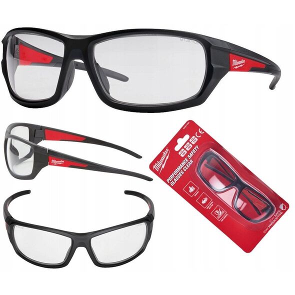 ΓΥΑΛΙΑ ΑΣΦΑΛΕΙΑΣ MILWAUKEE CLEAR PREMIUM /48 τεμ.