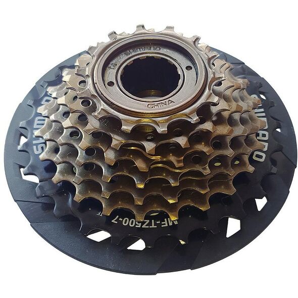 Shimano MF-TZ500 wheelset 14-34T