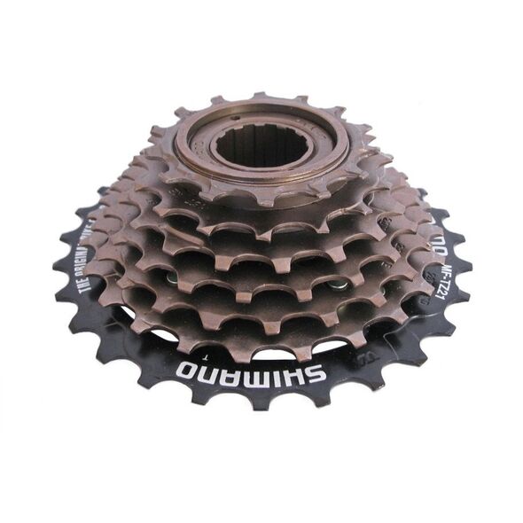 Shimano MF-TZ500 wheelset 14-34T