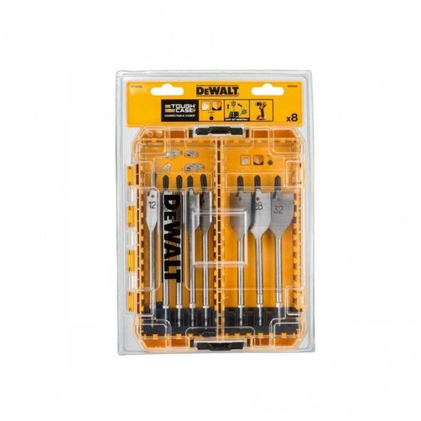 Σετ τρυπάνια φτερού, DeWALT 8 τεμ.