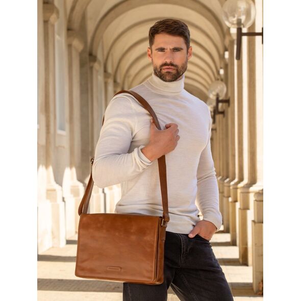 Dbramante1928 Marselisborg 14" Gen 2 Τσάντα Ώμου για Laptop, Καφέ